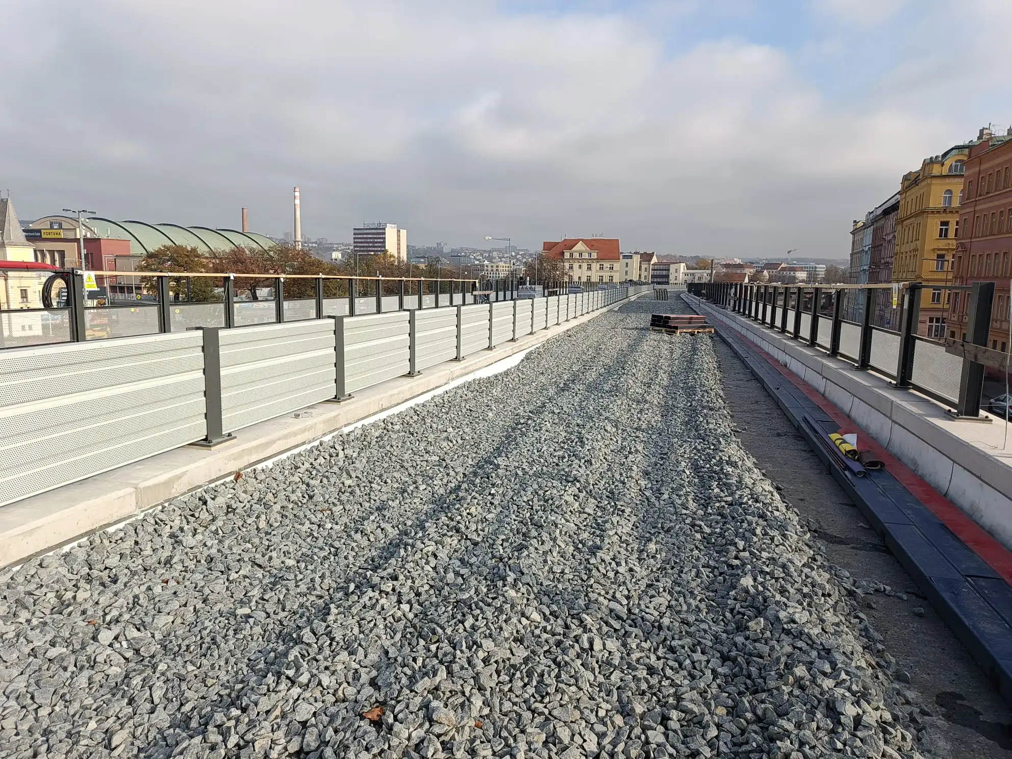 Protihluková stěna – referenční foto